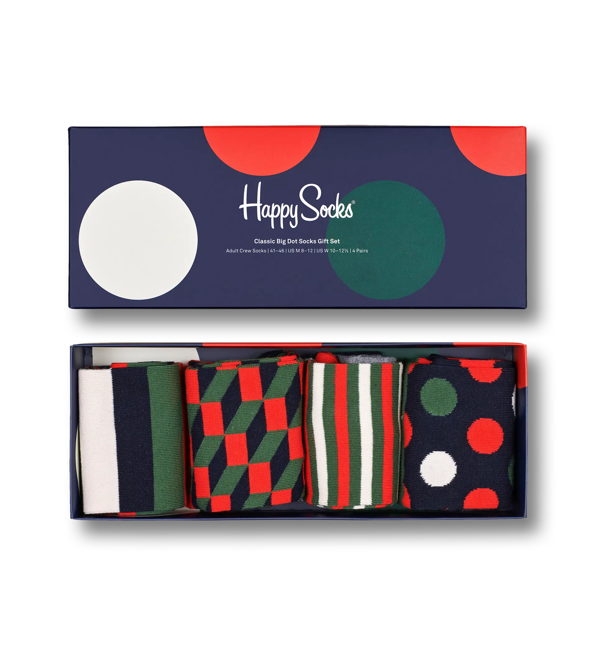 4-Pack Classic Holiday Socks Gift Set