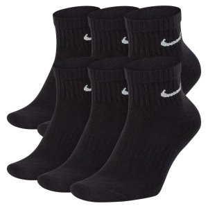Nike Everyday Cushioned Trainingsenkelsokken (6 paar) - Zwart