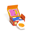 1-Pack Toasted Egg Socks Gift Box