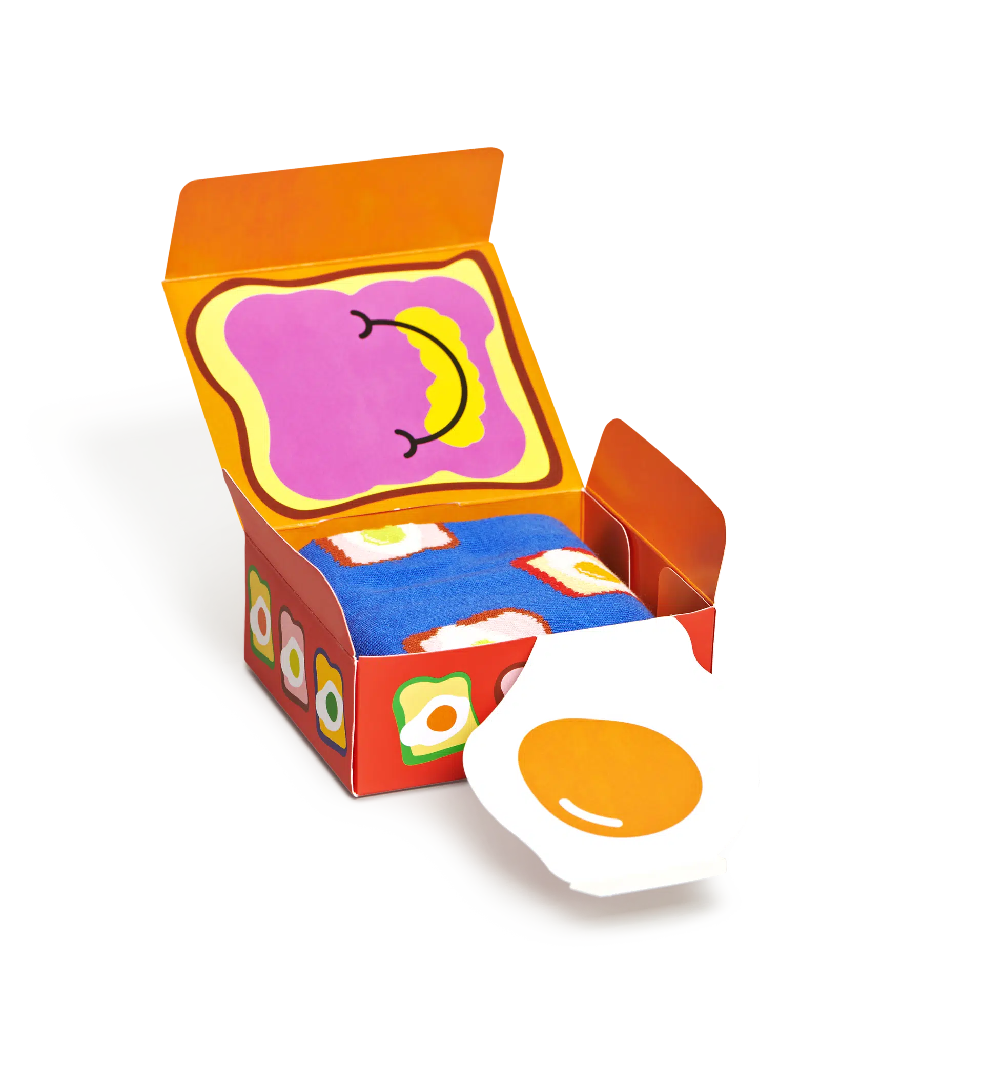 1-Pack Toasted Egg Socks Gift Box