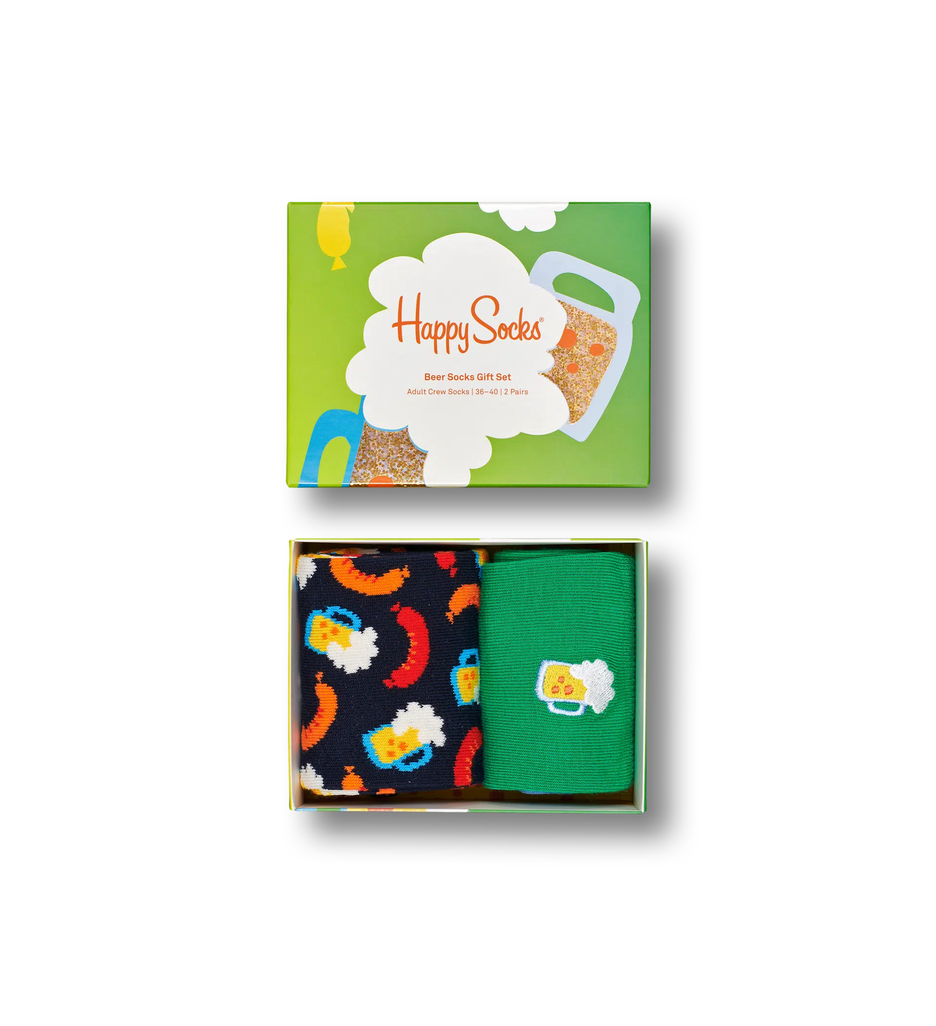 2-Pack Beer Socks Gift Set