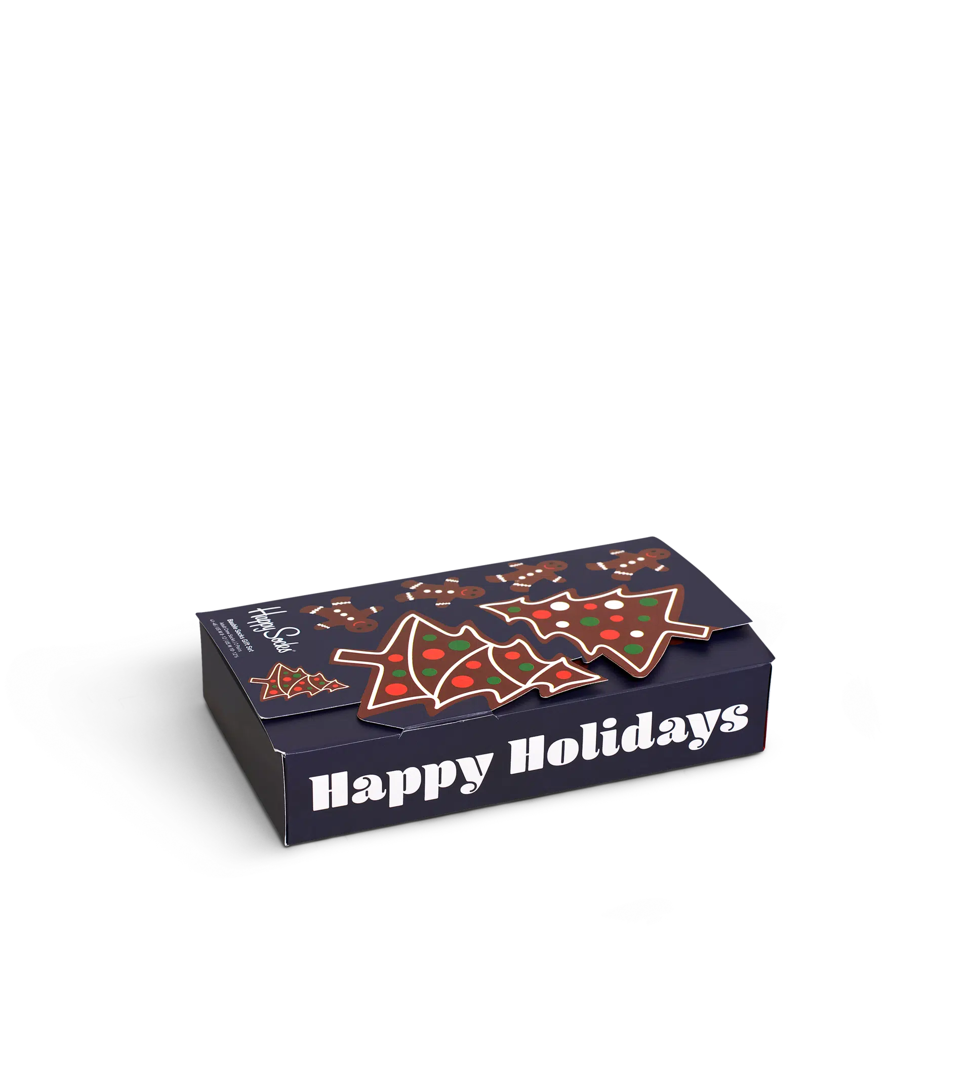 2-Pack Gingerbread Cookies Socks Gift Set