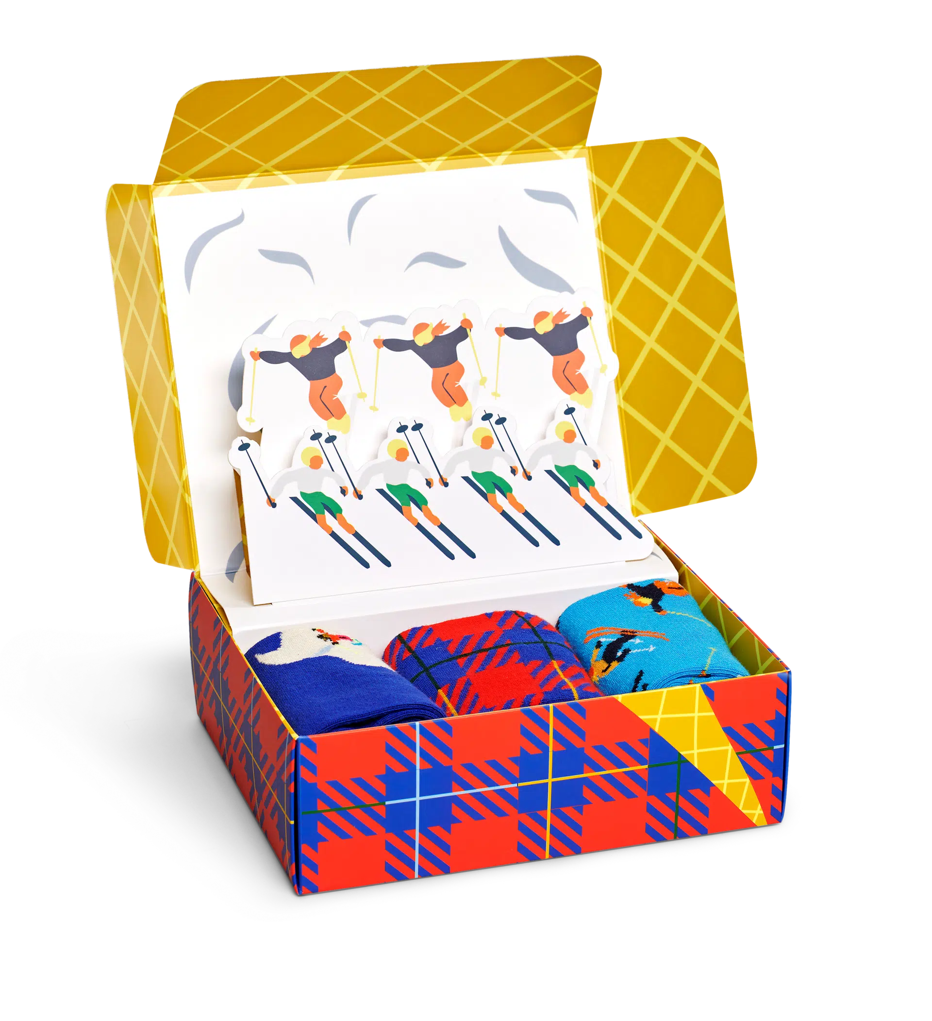 3-Pack Downhill Skiing Socks Gift Set