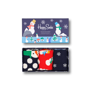 3-Pack Snowman Socks Gift Set