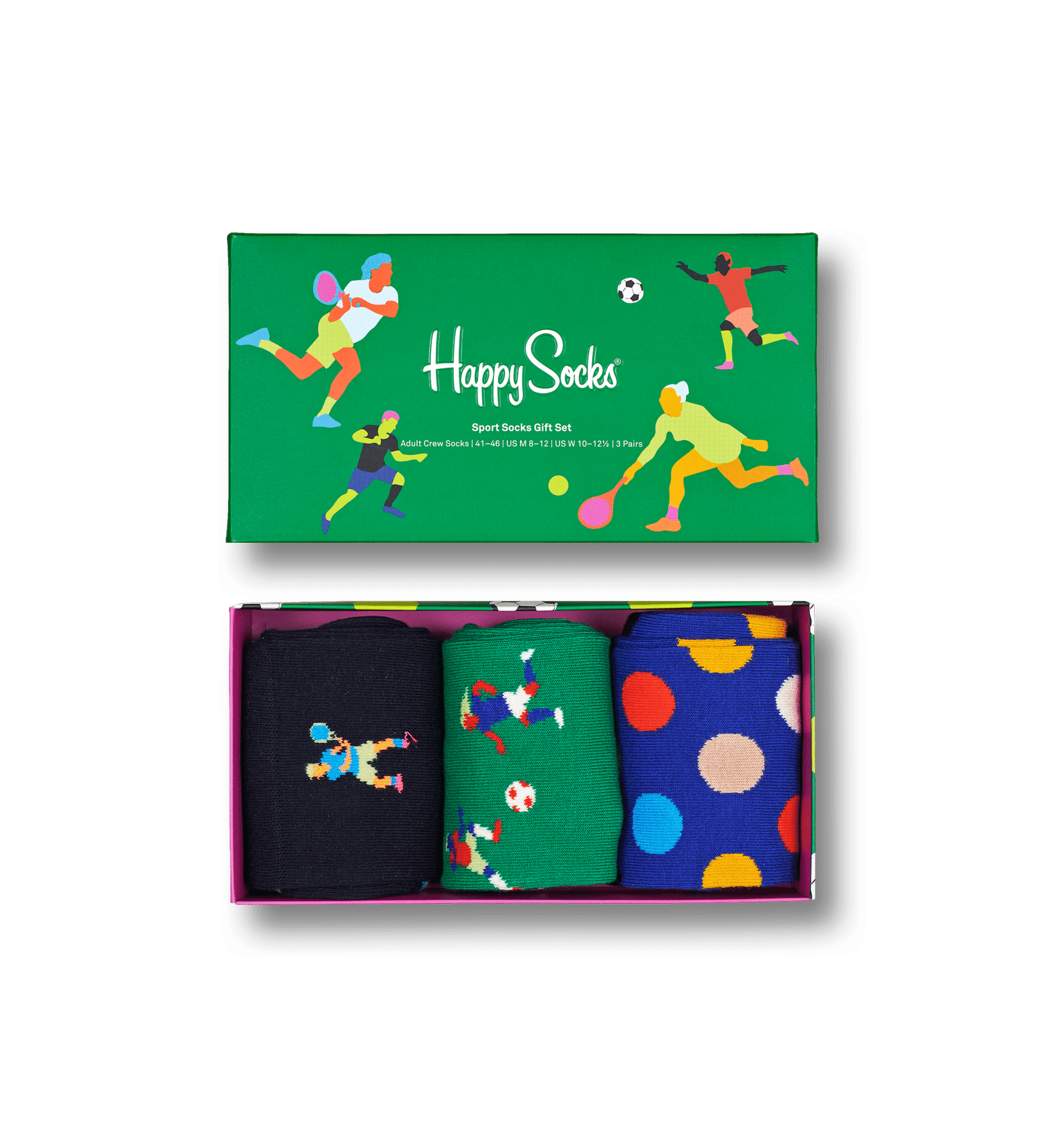 3-Pack Sports Socks Gift Set