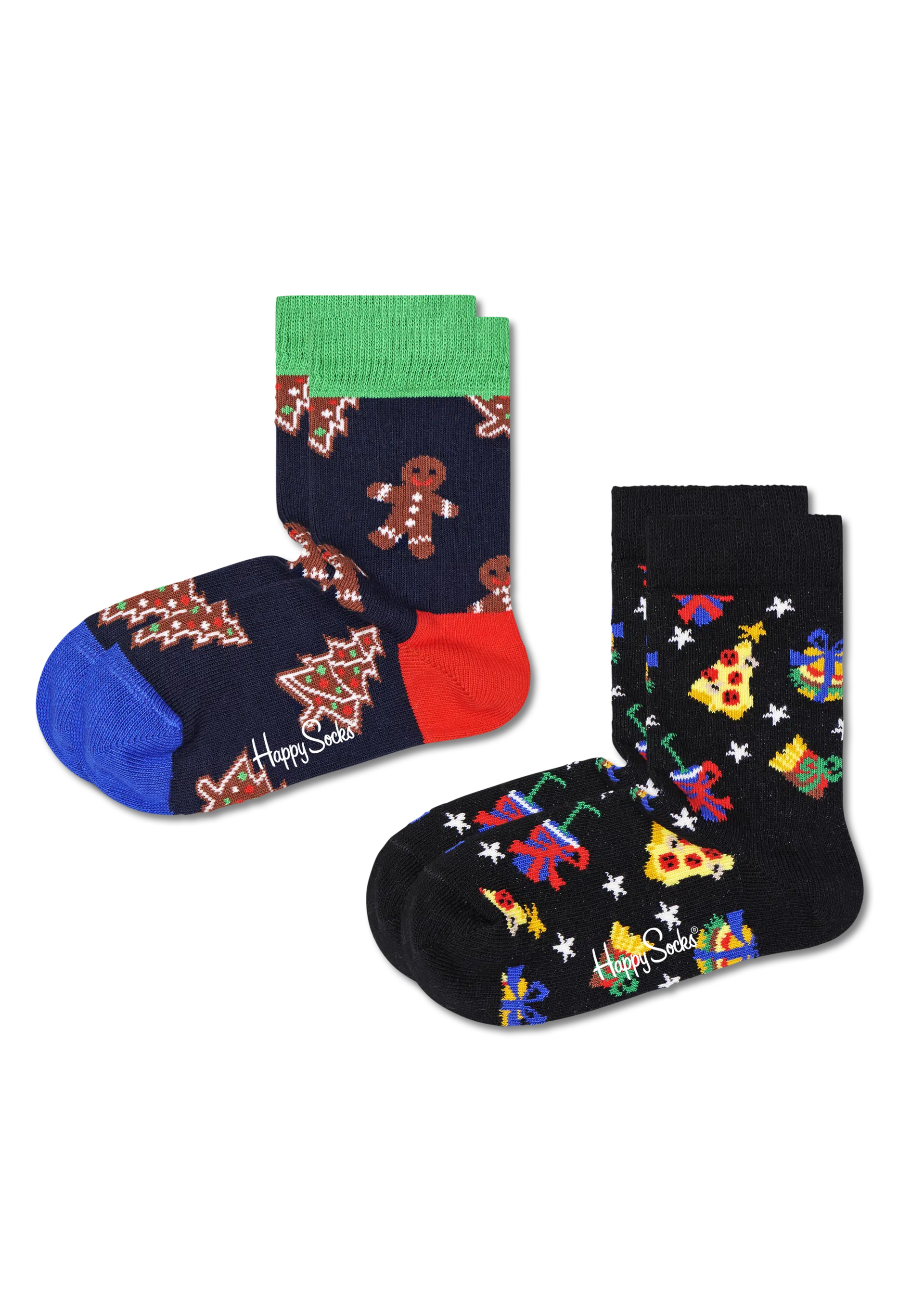 Gingerbread & Gifts Sokken Cadeau Set 2st | Happy Socks