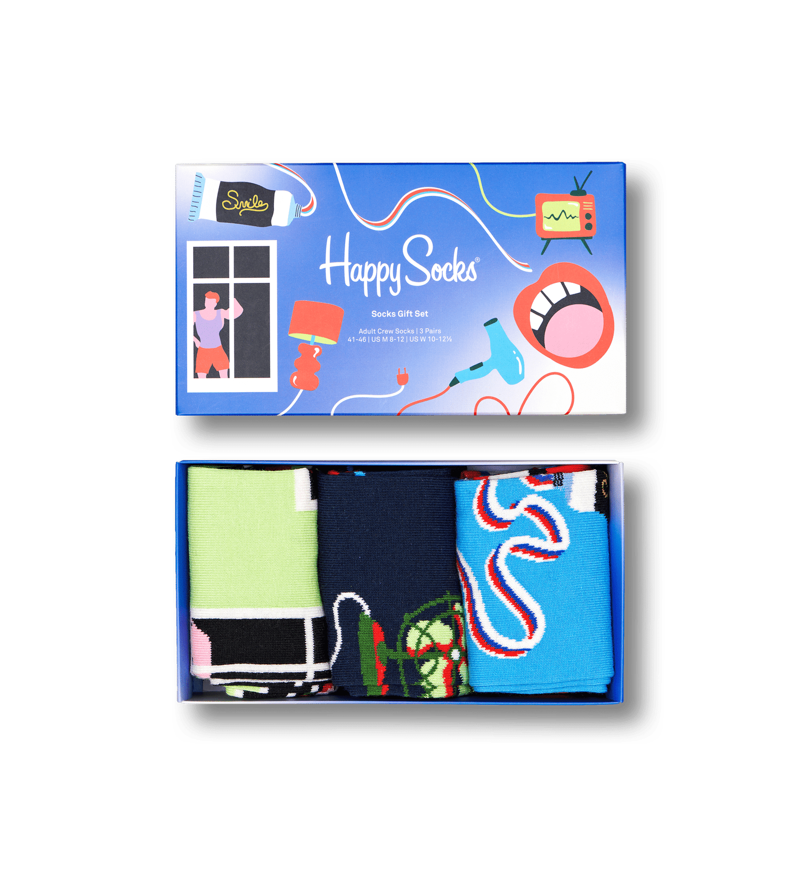 Home Edition Gift Box 3 paar | Happy Socks