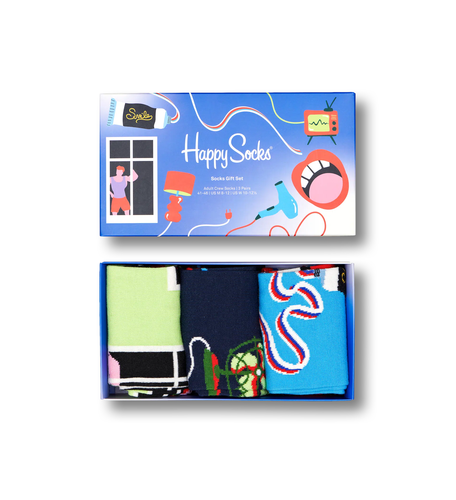 Home Edition Gift Box 3 paar | Happy Socks
