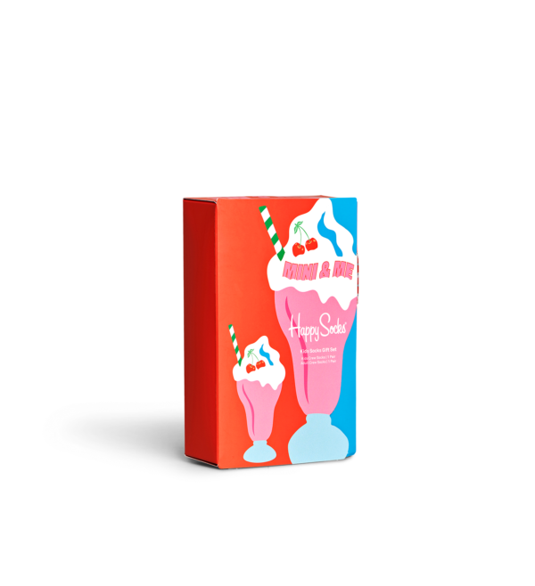 2-Pack Mini & Me Milkshake Socks Gift Set