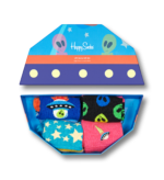 4-Pack Kids Space Socks Gift Set