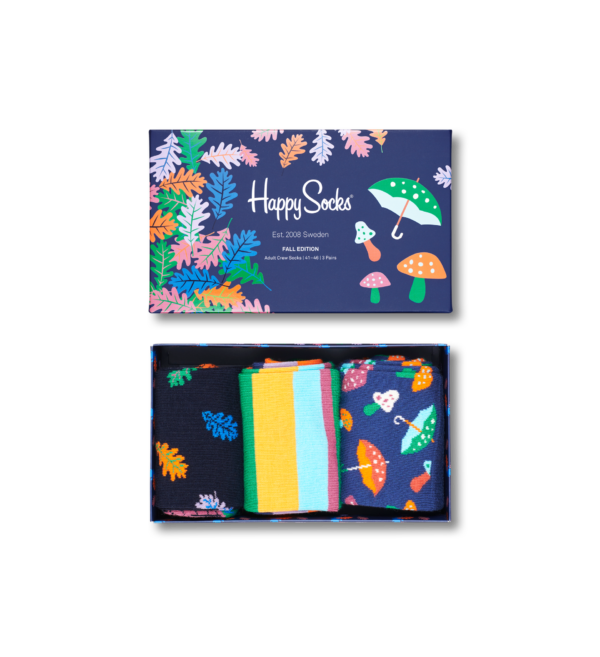 Fall Edition 3-Pack Gift Box | Happy Socks