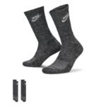 Nike Everyday Plus Crew sokken met demping - Zwart