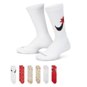Nike Everyday Plus Cushioned Crew sokken voor kids (6 paar) - Meerkleurig