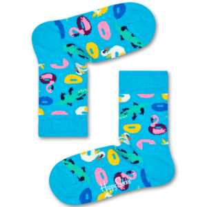 Blauwe kids amp; baby sokken: Poolparty | Happy Socks