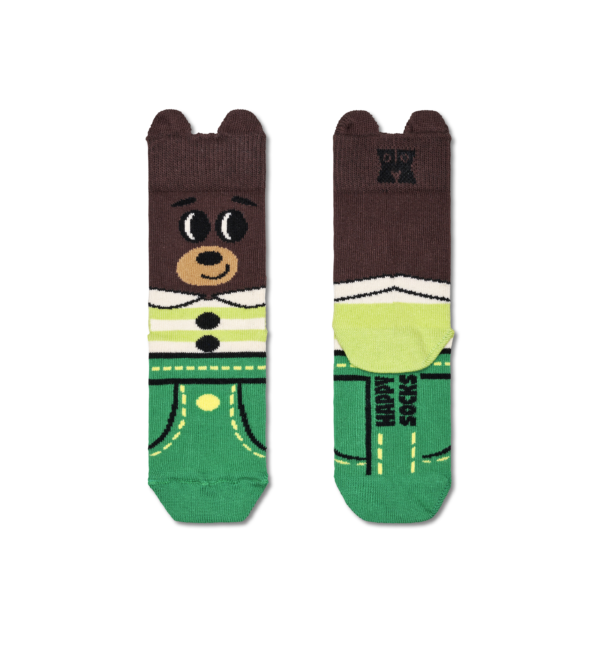 Brown Bear Crew Socks