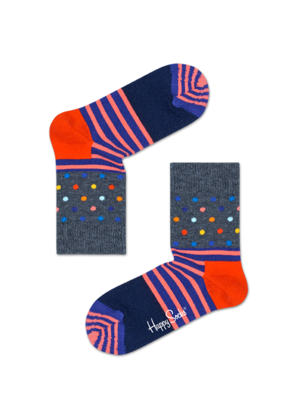 Kids Stripes & Dots Sock