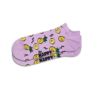 Light Purple Pineapple Low Socks