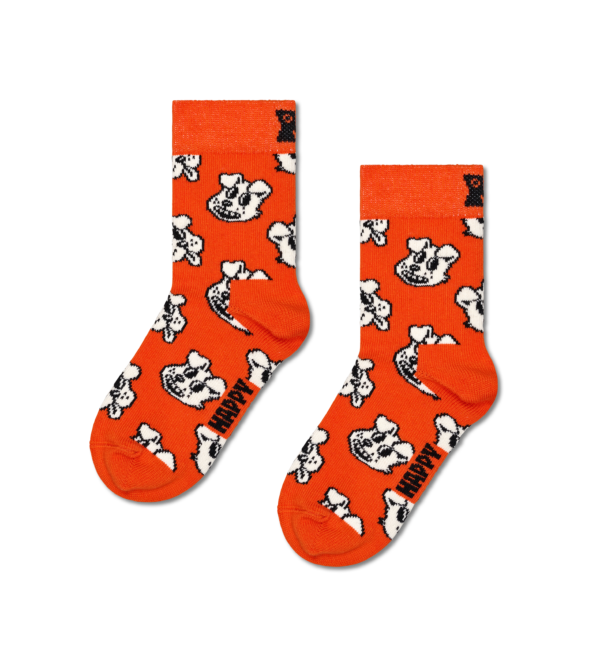Orange Dog Crew Socks
