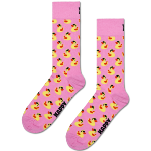 Pink Rubber Duck Crew Socks