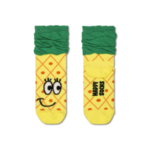 Yellow Pineapple Crew Socks