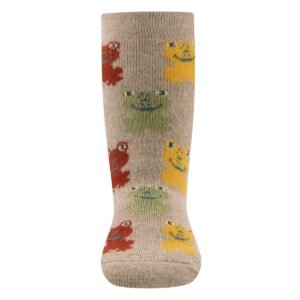 antilsip sokken met kikker print